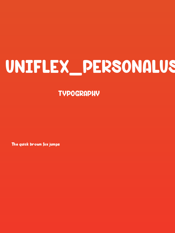 Uniflex_PersonalUseOnly Poster