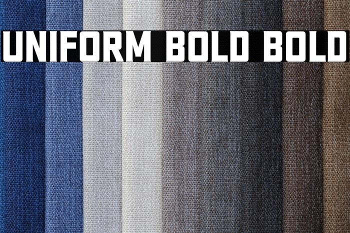 Uniform Bold Bold Example 2