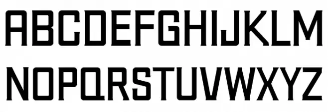 Uniform Regular フォント 小文字