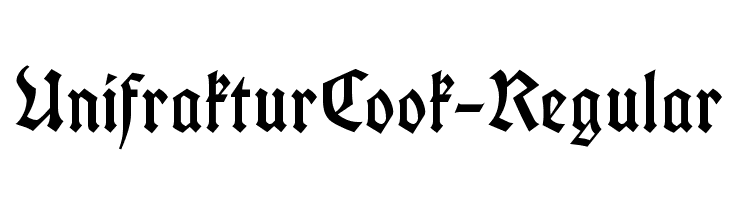 UnifrakturCook-Regular Font