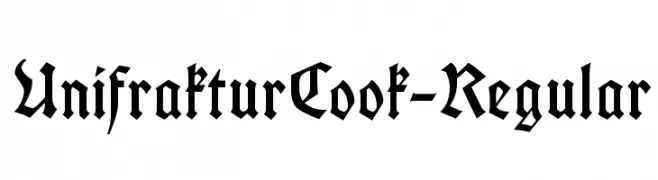 UnifrakturCook-Regular  font caratteri gratis