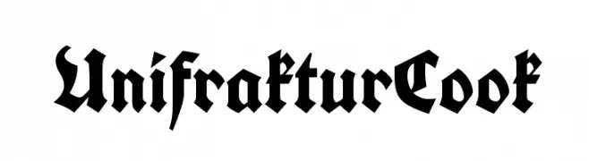 UnifrakturCook  font caratteri gratis