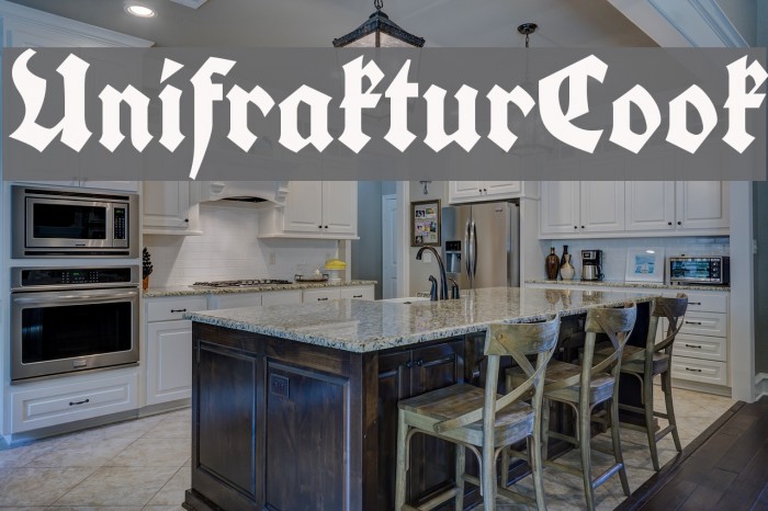 UnifrakturCook Font examples