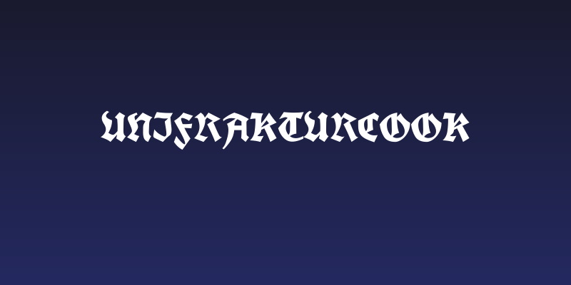 UnifrakturCook Social Header