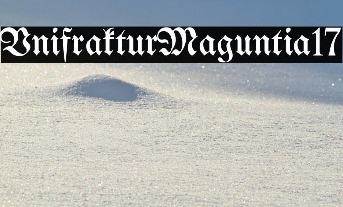 UnifrakturMaguntia17 Example 1