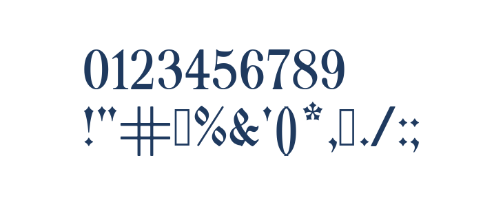 UnifrakturMaguntia18 Other Characters