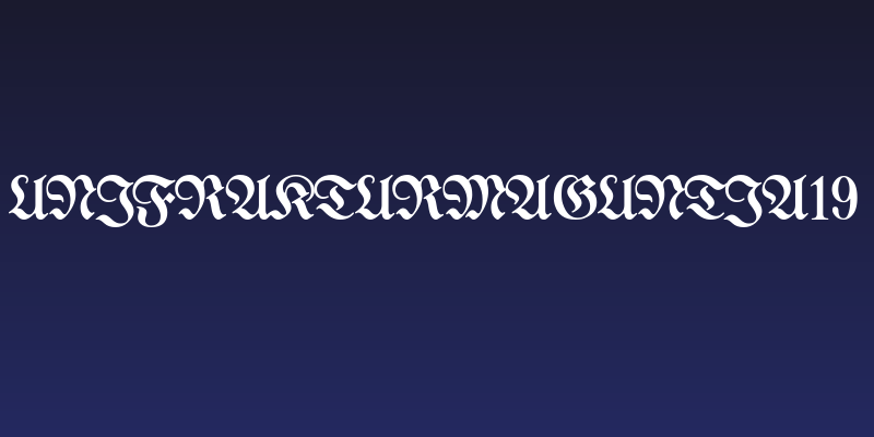 UnifrakturMaguntia19 Social Header