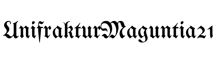 UnifrakturMaguntia21  Fuentes Gratis Descargar