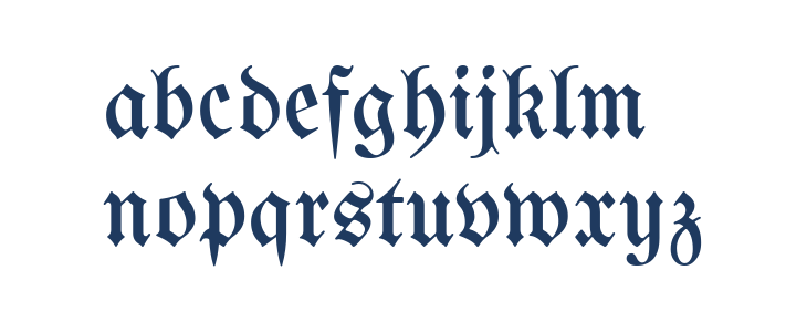 UnifrakturMaguntia21 Lowercase