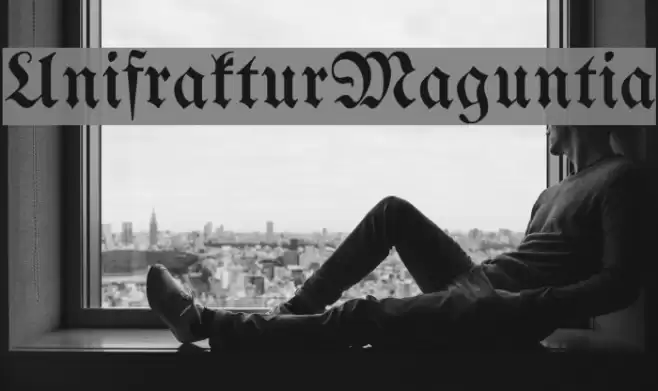 UnifrakturMaguntia Font examples