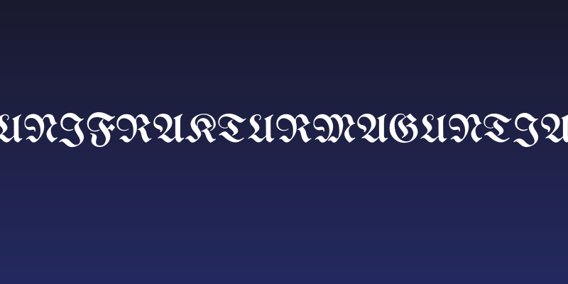 UnifrakturMaguntia Social Header