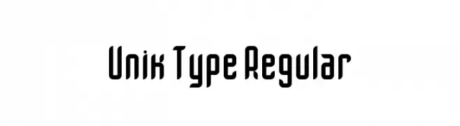 Unik Type Regular  नि: शुल्क फ़ॉन्ट्स डाउनलोड