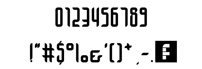 Unik Type Regular Font OTHER CHARS