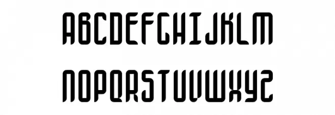 Unik Type Regular Schriftart Groß
