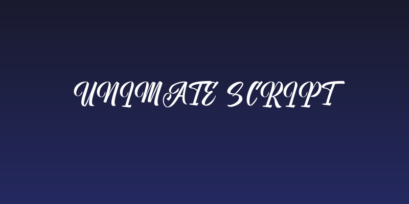 Unimate Script Social Header