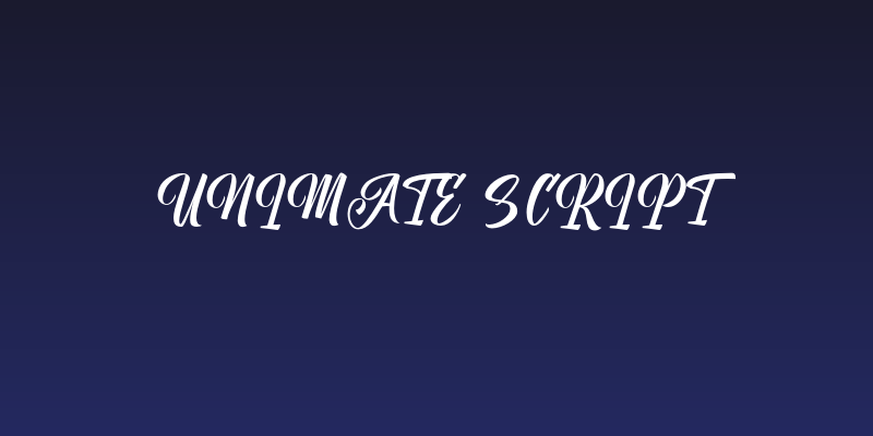 Unimate Script Social Header
