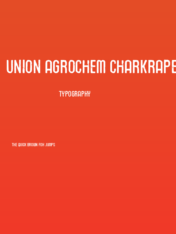 Union Agrochem Charkrapetch Poster
