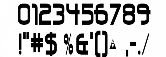 Union City Blue Font Alte caractere