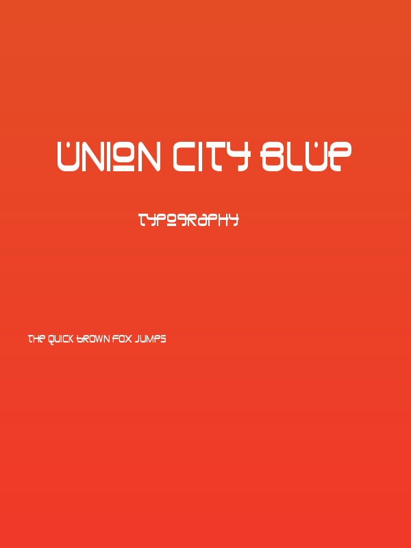 Union City Blue Poster