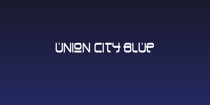 Union City Blue Social Header