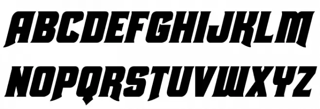 Union Gray Condensed Italic フォント 小文字