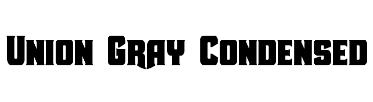 Union Gray Condensed  免费字体下载