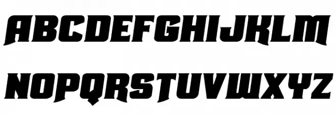 Union Gray Expanded Semi-Italic Polices MAJUSCULES