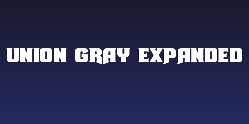 Union Gray Expanded Social Header