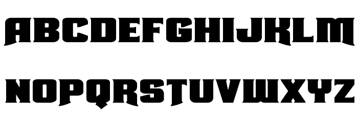 Union Gray Expanded Font LOWERCASE