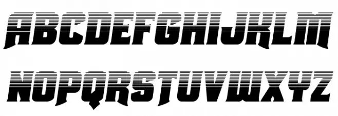Union Gray Halftone Semi-Italic Polices MAJUSCULES