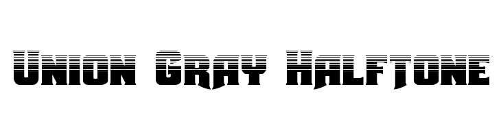 Union Gray Halftone  नि: शुल्क फ़ॉन्ट्स डाउनलोड