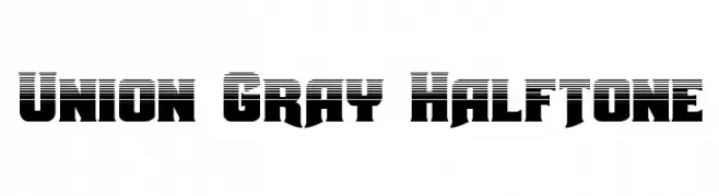 Union Gray Halftone  لخطوط تنزيل