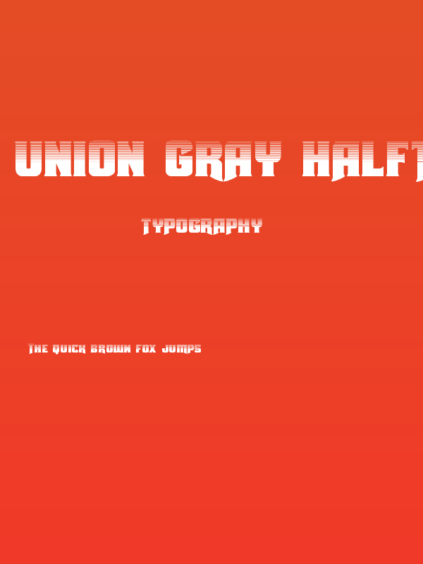 Union Gray Halftone Poster