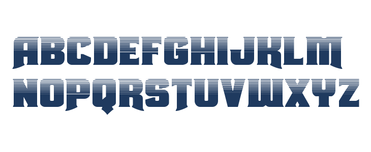 Union Gray Halftone Lowercase