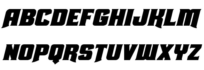 Union Gray Italic Font LOWERCASE
