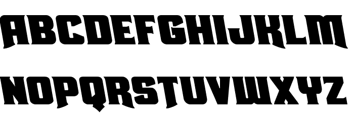 Union Gray Leftalic Font LOWERCASE