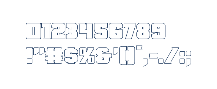 Union Gray Outline Other Characters