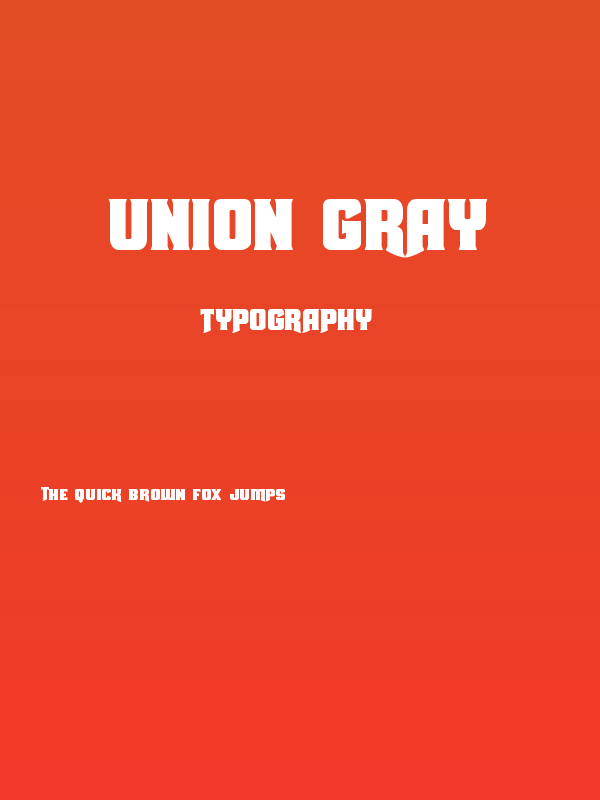 Union Gray Poster