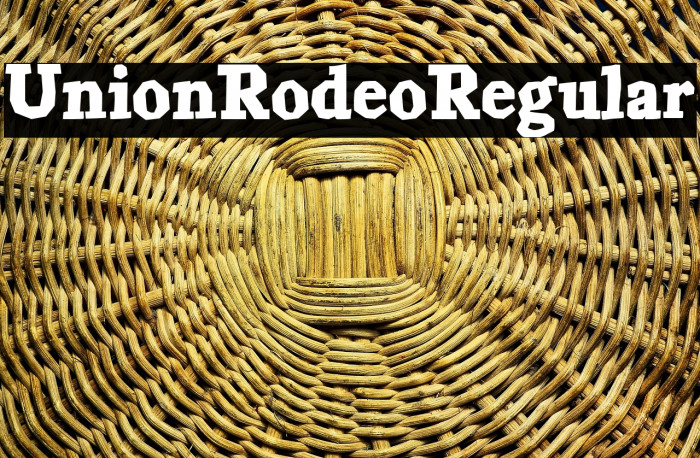 Union Rodeo Regular Example 1