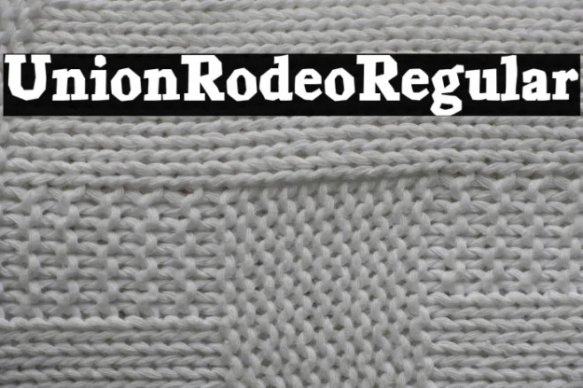 Union Rodeo Regular Example 3