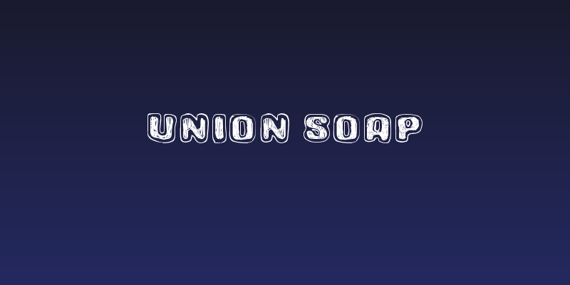Union soap Social Header