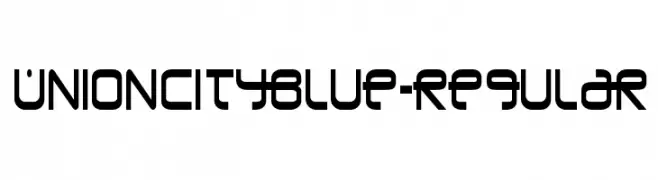 UnionCityBlue-Regular  Fuentes Gratis Descargar