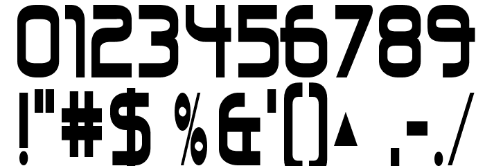 UnionCityBlue-Regular Font OTHER CHARS