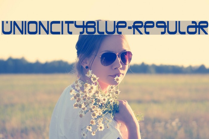 UnionCityBlue-Regular Font examples