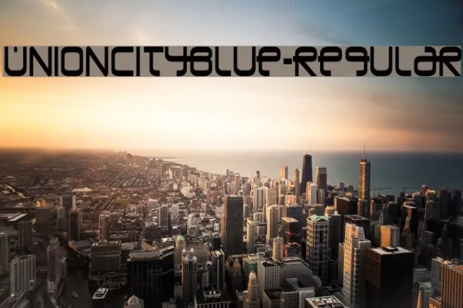 UnionCityBlue-Regular Example 3
