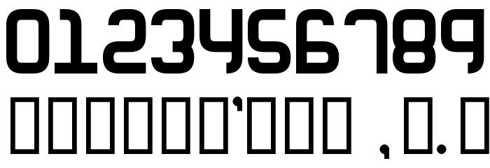 Unionform フォント その他の文字