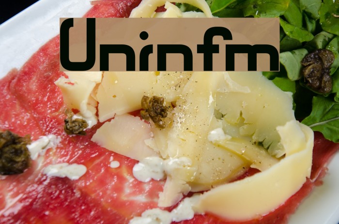 Unionform フォント examples
