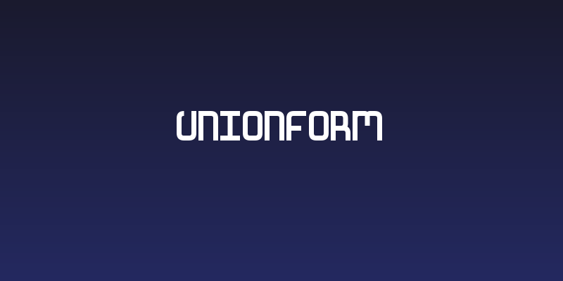 Unionform Social Header