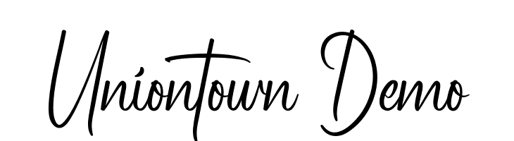 Uniontown Demo  Frei Schriftart Herunterladen