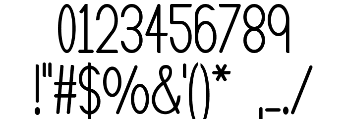 Unique Alpha 101 Font OTHER CHARS